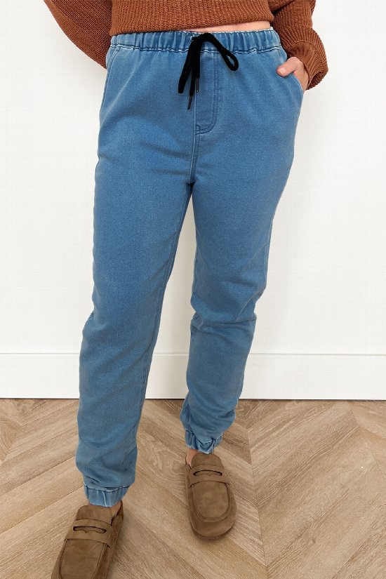 No Worries Denim Jogger 2